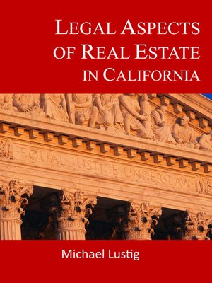 cover image of Legal Aspects of Real Estate in California